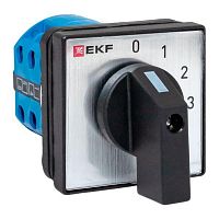 Переключатель кулачковый ПК-1-121 1п 10А "0-1-2-3" IP65 EKF pk-1-121-10-65