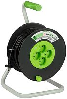 Удлинитель на пластик. катушке 4х50м без заземл. KAT-2x1.5-50m Greenline ПВС 2х1.5 Эра Б0065097
