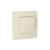 Переключатель 1-кл. СП Blanca 10А IP44 (сх.6) 250В молочн. SE BLNVS410602