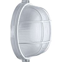 Светильник ЛОН 94 803 NBL-R2-60-E27/WH 1х60Вт E27 IP54 (аналог НПБ 1302 бел. круг с решеткой 60Вт) Navigator 94803
