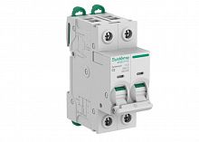 Выключатель автоматический 2п C 2А 6кА Systeme9 400В SE S9F22202