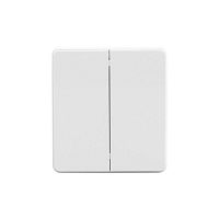 Выключатель 2-кл. СП ROUND MIELE 10А перламутр Kranz KR-78-0706-1