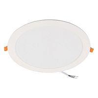 Светильник светодиодный PLED DL7 24Вт 6500К IP54 2040лм WH встраив. бел. Pro JazzWay 5069121