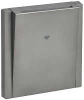 Выключатель карточный FORTE&PIANO 30А FP543 сталь IEK FP-V11-0-10-1-K46