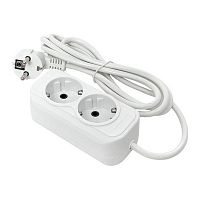 Удлинитель 2х2м с заземл. 16А IP20 Эксперт 3.0кВт ПВС 3х1 EKF UBA16-310-2-02