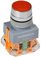 Кнопка D7-11BN d22мм 1НО+1НЗ красн. GENERICA BBT50-11BN-3-22-K04-G