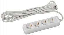 Удлинитель 4х3м с заземл. 16А IP20 ПВС 3х0.75 UX-4e-3m ЭРА Б0038579
