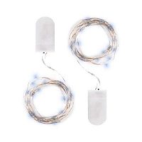 Гирлянда DC-G05-20WS2 20LED 2xCR2032 (в компл.) бел. (уп.2шт) ФАZА 5048010
