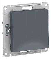 Выключатель 1-кл. AtlasDesign 2-п. 10А мех. грифель SE ATN000721