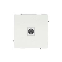 Розетка телевизионная одиночная TV KANT бел. магнолия DKC 7000503