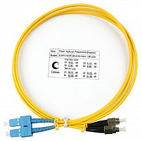 Шнур оптический duplex SC-FC 9/125см 1.5м LSZH FOP(d)-9-SC-FC-1.5м Cabeus 7532c