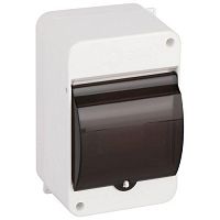 Корпус навесной SIMPLE КМПн 1/4 IP30 пластик.; прозр. крышка; бел. Эра Б0069239