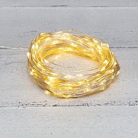 Гирлянда "Роса" 100м 1000LED тепл. бел. с трансформатором Neon-Night 303-236