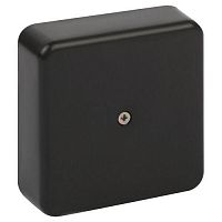 Коробка распаячная 75х75х20мм без клеммы IP40 черн. BS-B-75-75-20 Эра Б0061803