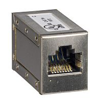 Разъем RJ45 (розет. часть/розет. часть) (уп.5шт) SE SPC-RJ45-FEME
