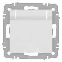 Розетка Accent 6-203-01М 2P+E Schuko с крышкой 16А-250В IP20 СУ бел. матов. Intro Б0063713