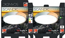 Светильник светодиодный декоративный PPB Scandic-R 24Вт 4000К IP20 d330х50 настенно-потолочный WH/W JazzWay 5036932