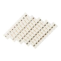 Маркеры для ST 1.5 с нумерацией 1-50 (уп.100шт) EKF zb-st-1.5-1-50