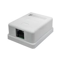 Розетка компьютерная 8P8C RJ-45 UTP кат.5E 1 порт (DIY) SUPRLAN 10-0307-1