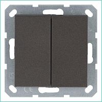 Переключатель проходной 2-кл. 10А IP20 механизм мокко Jasmart G3022Z