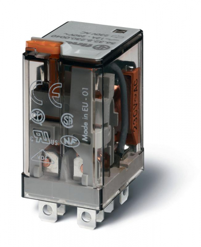 Реле миниатюрное 2CO 12А 24В DC FINDER 563290240040 Реле миниатюрное 2CO 12А 24В DC FINDER 563290240040