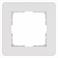 Рамка 1-м G-Flex бел. глянцевый Jasmart G1101W