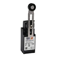 Выключатель концевой OptiLiS D4N-412G рычаг регулируемый с роликом пластик. EN 50047 XCKN2145P20 КЭАЗ 365310