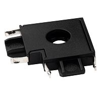 Коннектор Метр (MTR)16 CL-BL L-обр. накладной шинопровод низковольтный Pro черн. JazzWay 5057296
