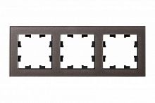Рамка 3-м AtlasDesign Nature стекло мокко SchE ATN320603