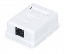 Розетка компьютерная RJ-45 WR-WS-8P8C-C5E-1 кат. 5e неэкранир. одинарная внешняя Dual IDC бел. WRline 505215