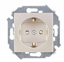Розетка 1-м СП Simon 15 16А IP20 250В с заземл. винтов. клеммы механизм шампань Simon 1591432-034