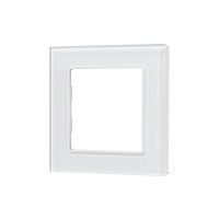 Рамка стеклянная FRM-GLARE-GS-1-WH Arlight 043786
