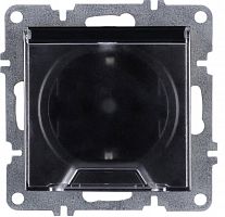 Розетка 1-м СП LAVIN/KAREN 16А IP20 с заземл. с крышкой механизм черн. ARVIA 50 07 2000 218