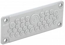 Ввод кабельный мембранный 35 отверстий d6-32мм IP65 (без клипс) TITAN IEK TI-01D-MC-035-65