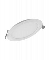 Светильник светодиодный Downlight SLIM ROUND тонкий ДВО 9Вт 4000К 600Лм IP20 ECO CLASS бел. LEDVANCE 4058075154353