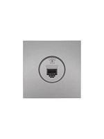 Розетка телефонная евро СП ZIMA IP20 сер. матов. LEZARD 704-7488-137