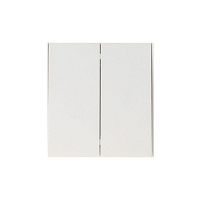 Выключатель для жалюзи 2-кл. СП STRONG MIELE 10А возвратный жемчуж. Kranz KR-78-0711-4