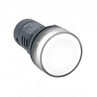 Лампа сигнальная монобл. SB7 22мм LED 24В DC бел. SE SB7EV07BP