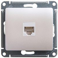 Механизм розетки комп. 1-м Glossa RJ45 CAT.5E перламутр SchE GSL000681K
