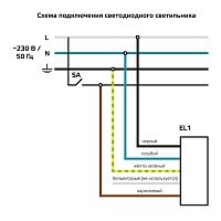 Светильник светодиодный MiR 50Вт 4000К CRI90 IP40 6300лм 595х595х50 офисный призма с БАП GAUSS G1-A0-00070-01GA3-4005040