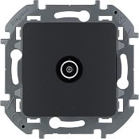 Розетка проходная TV Inspiria 14дБ 5-862мГц антрацит Leg 673863