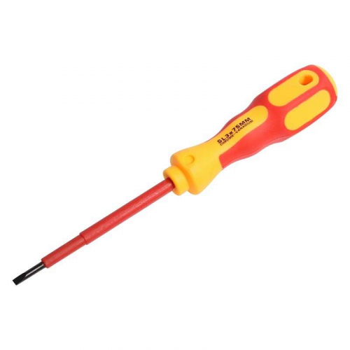 Отвертка "Электрика" SL3 75мм REXANT 12-4711