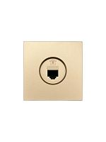 Розетка телефонная евро СП ZIMA IP20 зол. LEZARD 704-3688-137